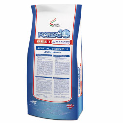 Forza10 Breeders Adult полнорационный корм для взрослых собак всех пород на рыбе с рисом - 20 кг