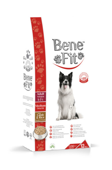 Benefit Medium Canine Adult Breed Lamb &amp;amp; Rice сухой корм для взрослых собак средних пород с ягненком и рисом - 12 кг