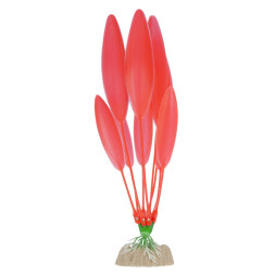 Glofish растение для аквариума пластиковое флуоресцентное оранжевое 20-32 см