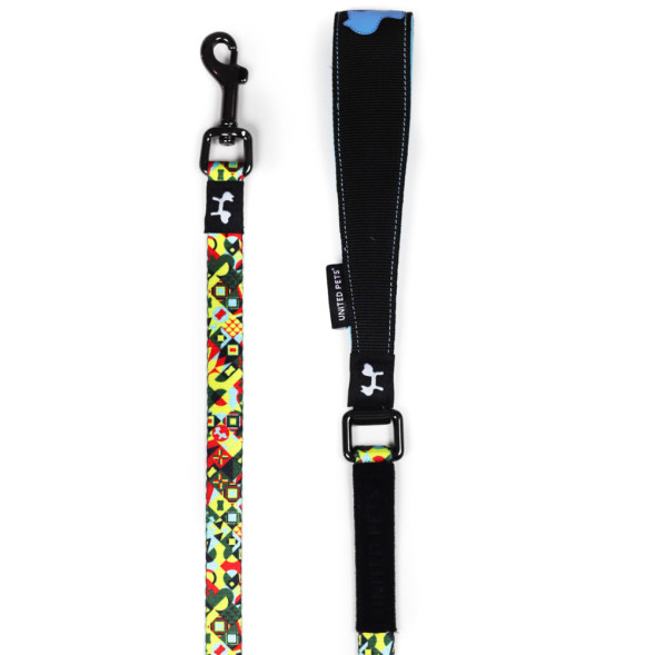 United Pets Complete me поводок для собак, 140 см, 16 мм, разноцветный рисунок