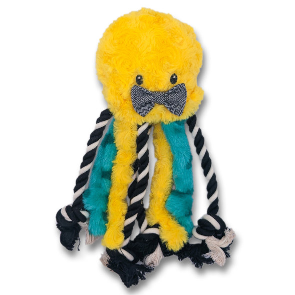 Elder Club игрушка для пожилых собак Медуза разноцветная, 26 см