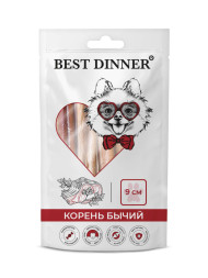 Best Dinner лакомство для собак «Бычий корень» 9 см (50 +/-5г.)