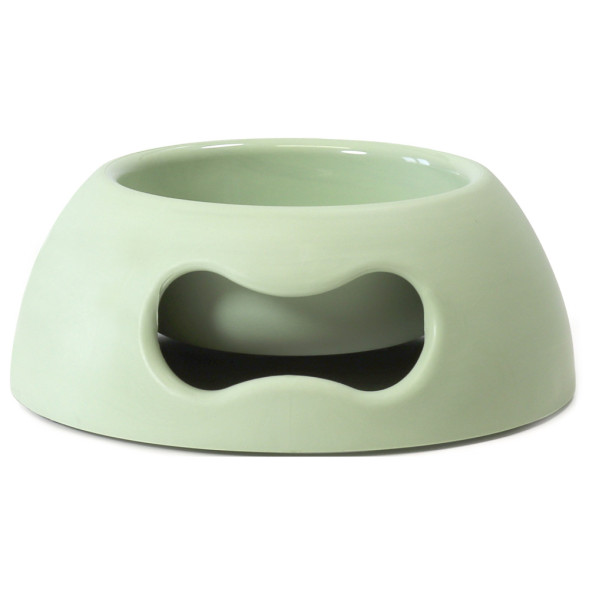 United Pets Pappy-small миска для собак, 350 мл, зеленая