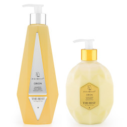 Iv San Bernard ISB The Best Line набор Orion шампунь для средней шерсти 550 мл, кондиционер 120 мл + парфюм 2 мл в подарок