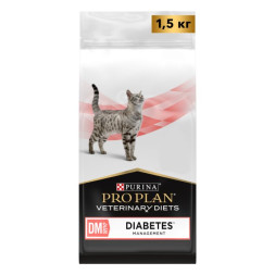 Сухой корм для кошек Pro Plan Veterinary Diets Diabetes Management при сахарном диабете 1,5 кг