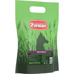 Четвероногий гурман каша для собак гречка - 1 кг