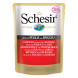 Schesir Cat Adult влажный корм для взрослых кошек с цыпленком и окунем в паучах в желе - 100 г х 20 шт