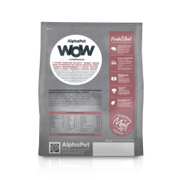 AlphaPet WOW Superpremium полнорационный сухой корм для взрослых кошек c говядиной и печенью - 7 кг