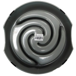 SuperDesign миска меламиновая для медленного поедания Торнадо, 900 мл, серая