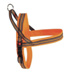 Camon шлейка для собак Dynamic Dog Plus оранжевая, грудь 100 cм