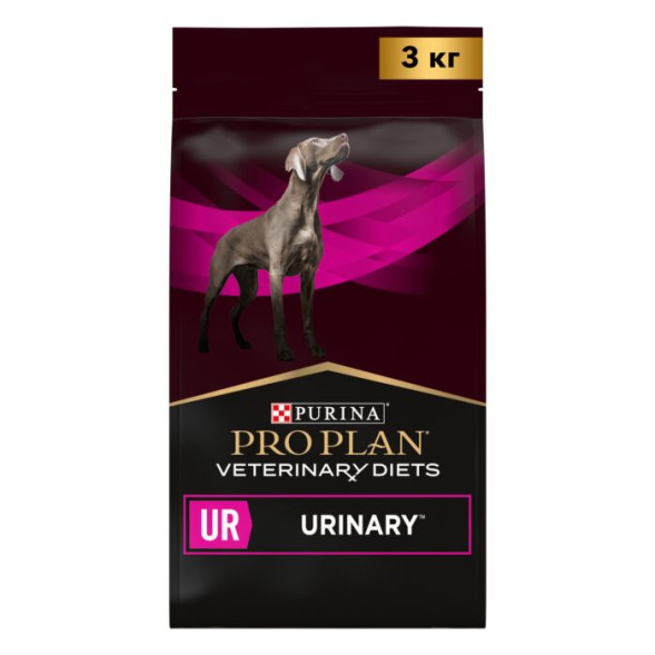 Сухой корм для собак Pro Plan Veterinary Diets Urinary для растворения струвитных камней  3 кг