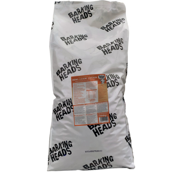 Barking Heads До последнего кусочка сухой корм для взрослых собак с чувствительным пищеварением с курицей и рисом - 18 кг