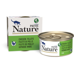 PRIME NATURE консервы для взрослых кошек с куриным филе, в желе - 85 г x 24 шт