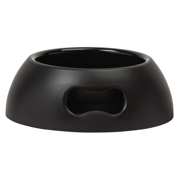 United Pets Pappy-medium миска для собак, 1,1 л, черная