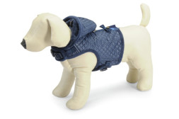 Camon шлейка для собак с капюшоном зимняя синяя, размер XS