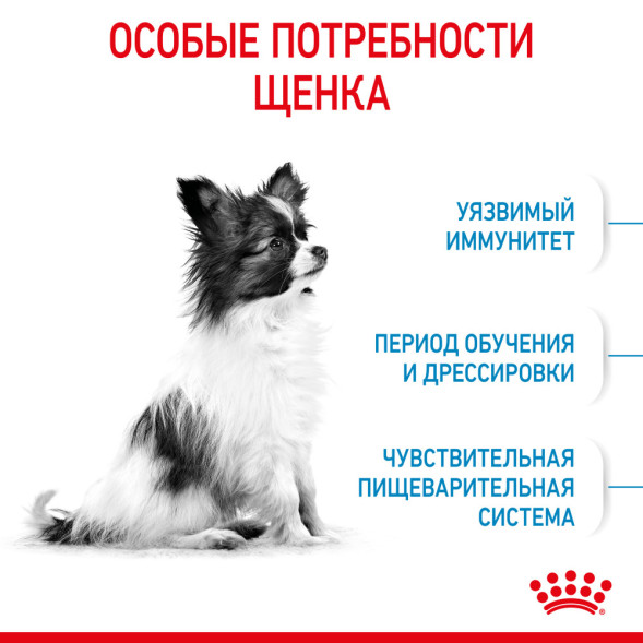 Royal Canin X-Small Puppy сухой корм для щенков миниатюрных пород - 1,5 кг