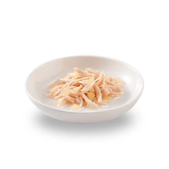 Schesir Cat Adult влажный корм для взрослых кошек с цыпленком и ананасом в консервах - 75 г х 14 шт