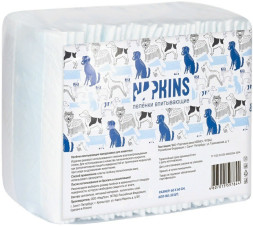 NAPKINS впитывающие пеленки для собак, 60х60 см - 30 шт