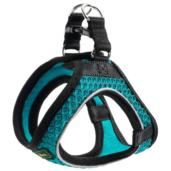 Hunter шлейка для собак Hilo Comfort 48-58 см, сетчатый текстиль, бирюзовая