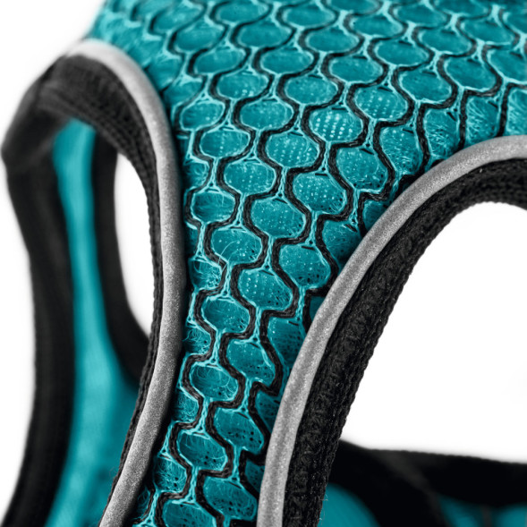 Hunter шлейка для собак Hilo Comfort 48-58 см, сетчатый текстиль, бирюзовая