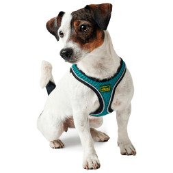 Hunter шлейка для собак Hilo Comfort 48-58 см, сетчатый текстиль, бирюзовая