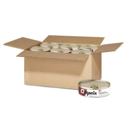 Organix консервы для щенков с мясным ассорти, говядиной и цукини - 100 г x 24 шт