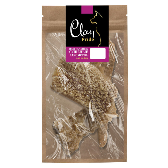 Clan Pride лакомство для собак сушеное Рубец говяжий светлый - 35 г