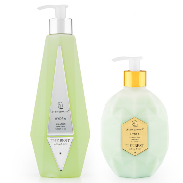 Iv San Bernard ISB The Best Line набор Hydra шампунь против раздражений и перхоти 550 мл, кондиционер 120 мл + парфюм 2 мл в подарок