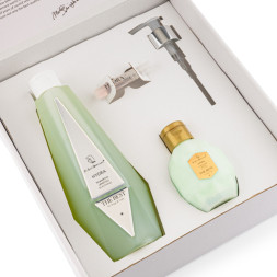 Iv San Bernard ISB The Best Line набор Hydra шампунь против раздражений и перхоти 550 мл, кондиционер 120 мл + парфюм 2 мл в подарок