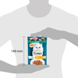 Влажный корм для кошек Гурмэ® Перл Нежное филе со вкусом кролика в соусе 75 г x 26 шт.