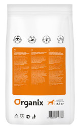 Organix Weight Control Adult Dogs Duck and Rice сухой корм для взрослых собак всех пород при избыточном весе, с уткой и рисом - 2,5 кг