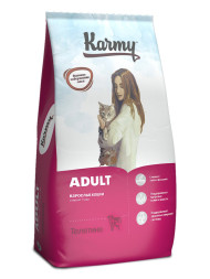 Karmy Adult сухой корм для взрослых кошек с телятиной - 10 кг