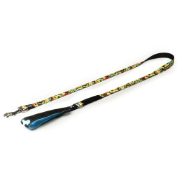 United Pets Complete me поводок для собак, 120 см, 25 мм, разноцветный рисунок