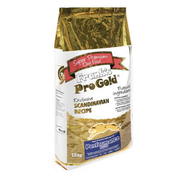 Franks ProGold Dog Performance 26/16 Достойная победа сухой корм для взрослых активных и рабочих собак всех пород, с курицей и рисом - 15 кг