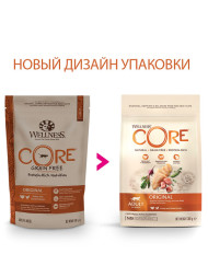 Wellness Core сухой корм для взрослых кошек с индейкой и курицей 300 г