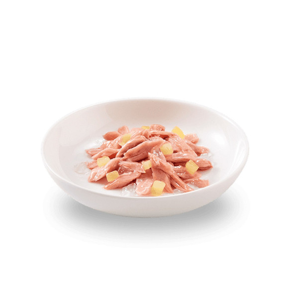 Schesir Cat Adult влажный корм для взрослых кошек с тунцом, ананасои и рисом в консервах - 75 г х 14 шт