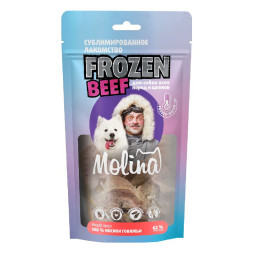 Molina Frozen сублимированное лакомство для собак всех пород и щенков Носики говяжьи - 55 г