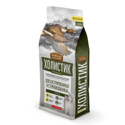 Деревенские лакомства Холистик Премьер сухой корм для стерилизованных кошек с уткой - 2 кг