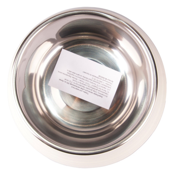 SuperDesign миска для собак меламиновая, 500 мл, белая