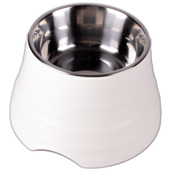 SuperDesign миска для собак меламиновая, 500 мл, белая