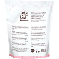 Smart Cat впитывающий силикагелевый наполнитель с ароматом детской присыпки - 7,6 л (3,32 кг)