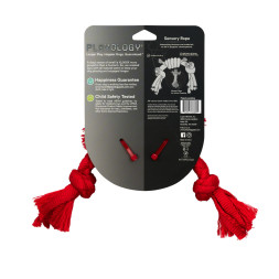 Playology PUPPY SENSORY ROPE сенсорный канат для щенков с ароматом говядины, красный