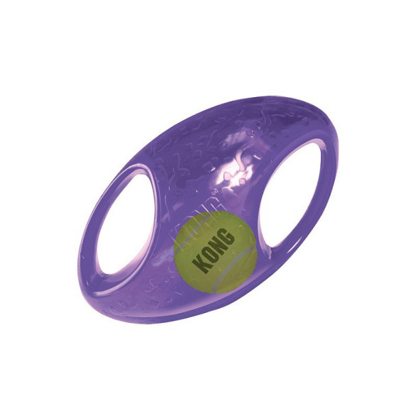 Игрушка-мяч Kong Джумблер Регби для средних и крупных пород, размер 0.14 x 0.11 x 0.11