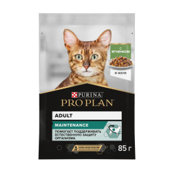 Pro Plan Adult паучи для взрослых кошек с ягненком - 85 г х 26 шт