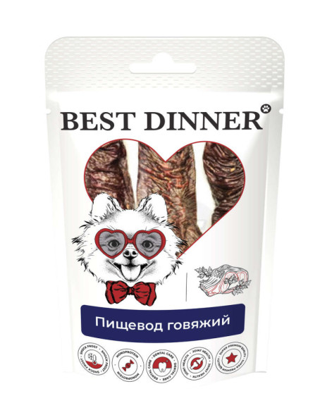 Best Dinner Freeze Dry лакомство для собак Пищевод говяжий - 32 г