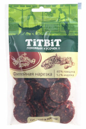 TiTBiT лакомство для собак нарезка филейная Колбасный двор - 80 г