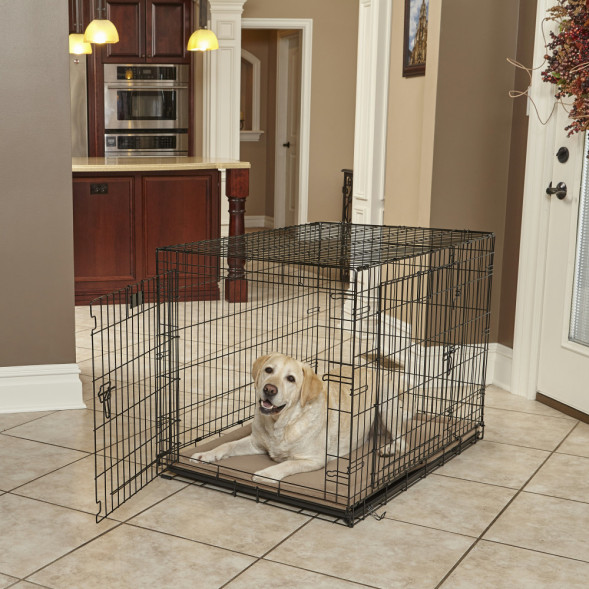 Лежанка MidWest Micro Terry для собак и кошек  плюшевая 131х86 см, серо-коричневая