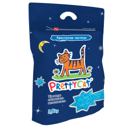 PrettyCat наполнитель силикагелевый кристаллы чистоты - 3,8 кг