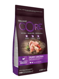 Wellness Core сухой корм для щенков мелких и средних пород с индейкой и курицей 1,5 кг