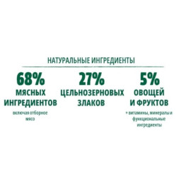 Guabi Natural Cat сухой корм для взрослых кошек, с лососем и ячменем - 1,5 кг